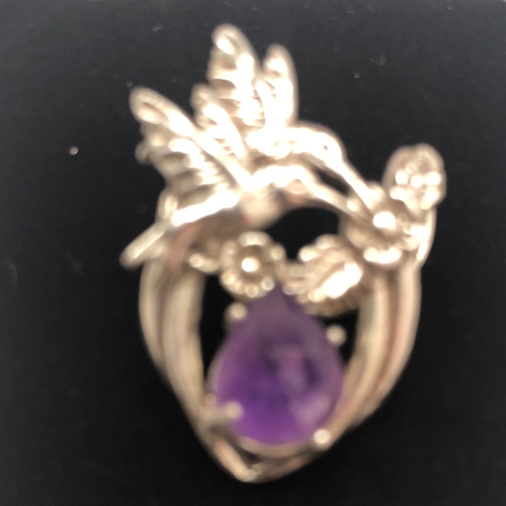 Humming Bird Love Birds Pendant